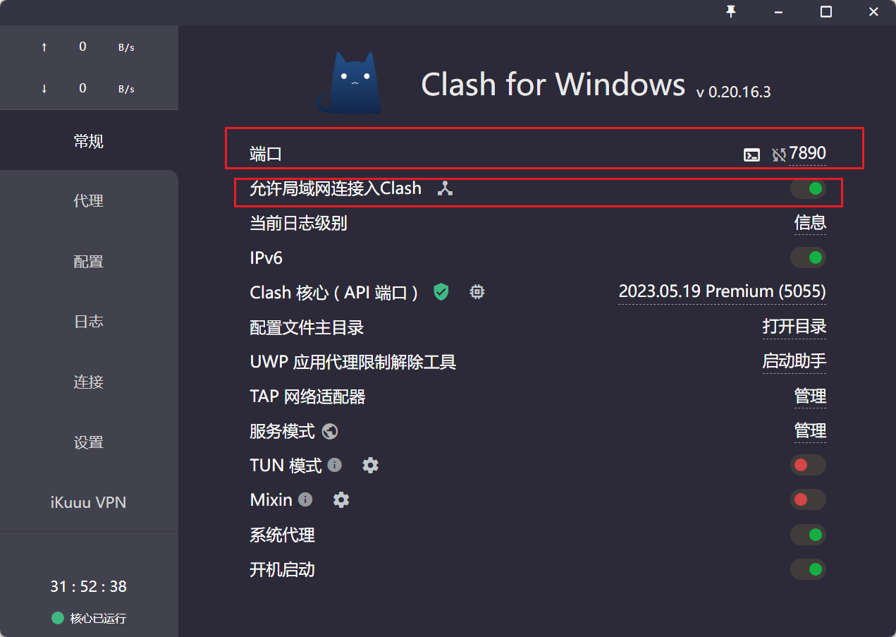 clash for windows主页配置